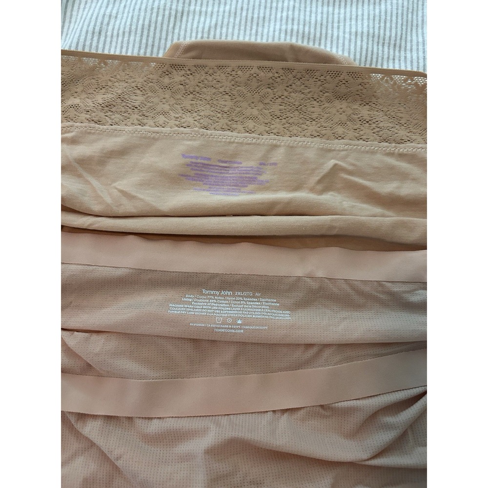 Tommy John Womens 2XL Underwear High Rise Brief Lot Of 2 Cool Cotton Lace, Air - Picture 11 of 12
